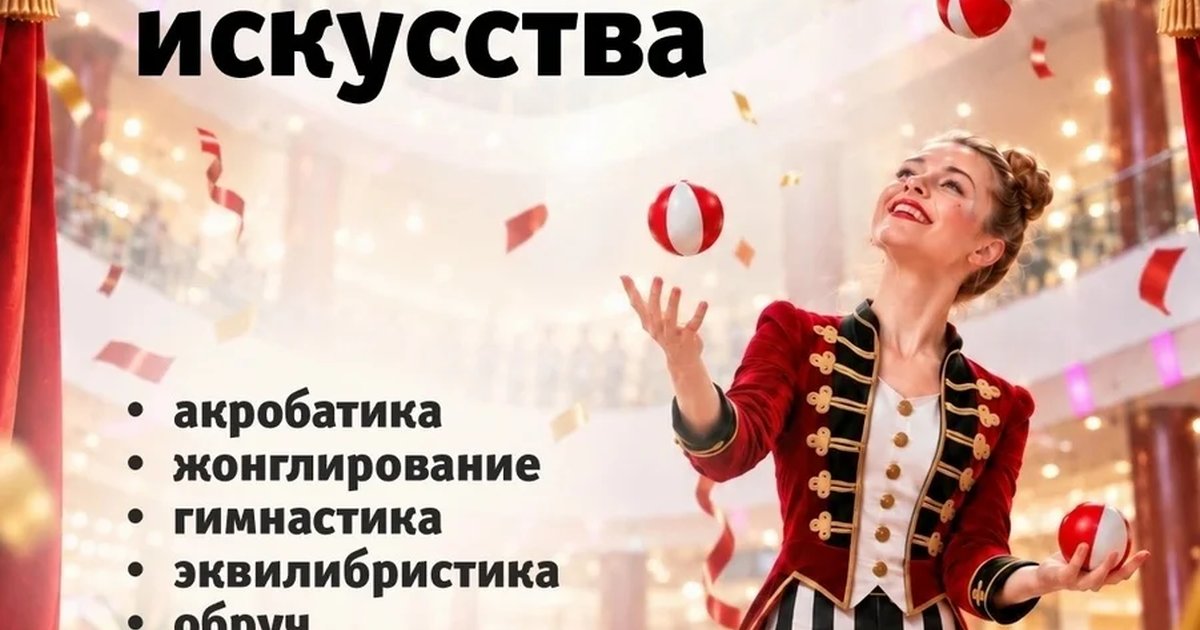 Афиша «Сольная программа цирковой студии «Юность арены»»