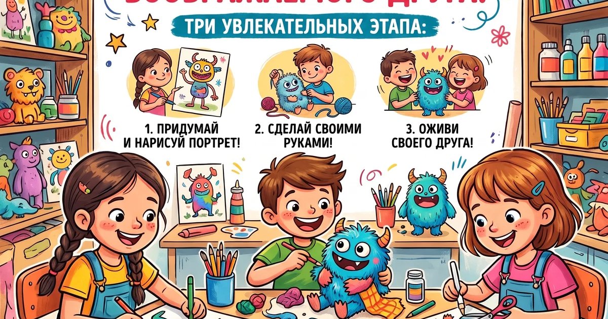 Афиша «Создай своего воображаемого друга»