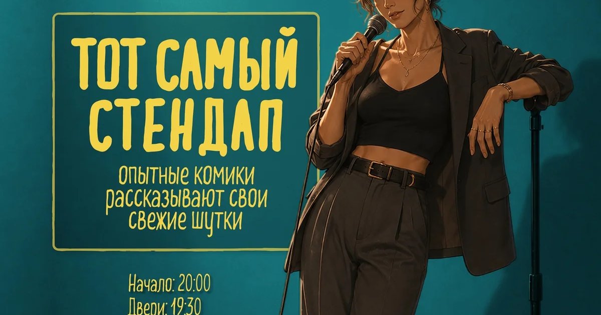 Афиша «Тот Самый Стендап»