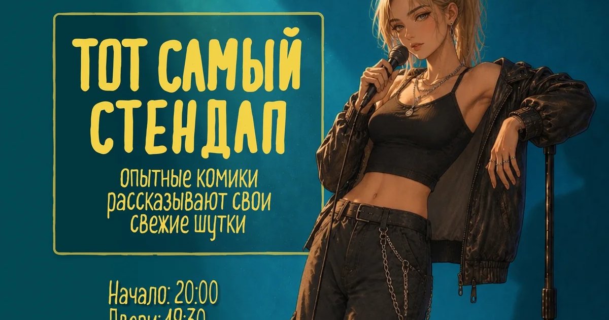 Афиша «Тот Самый Стендап»