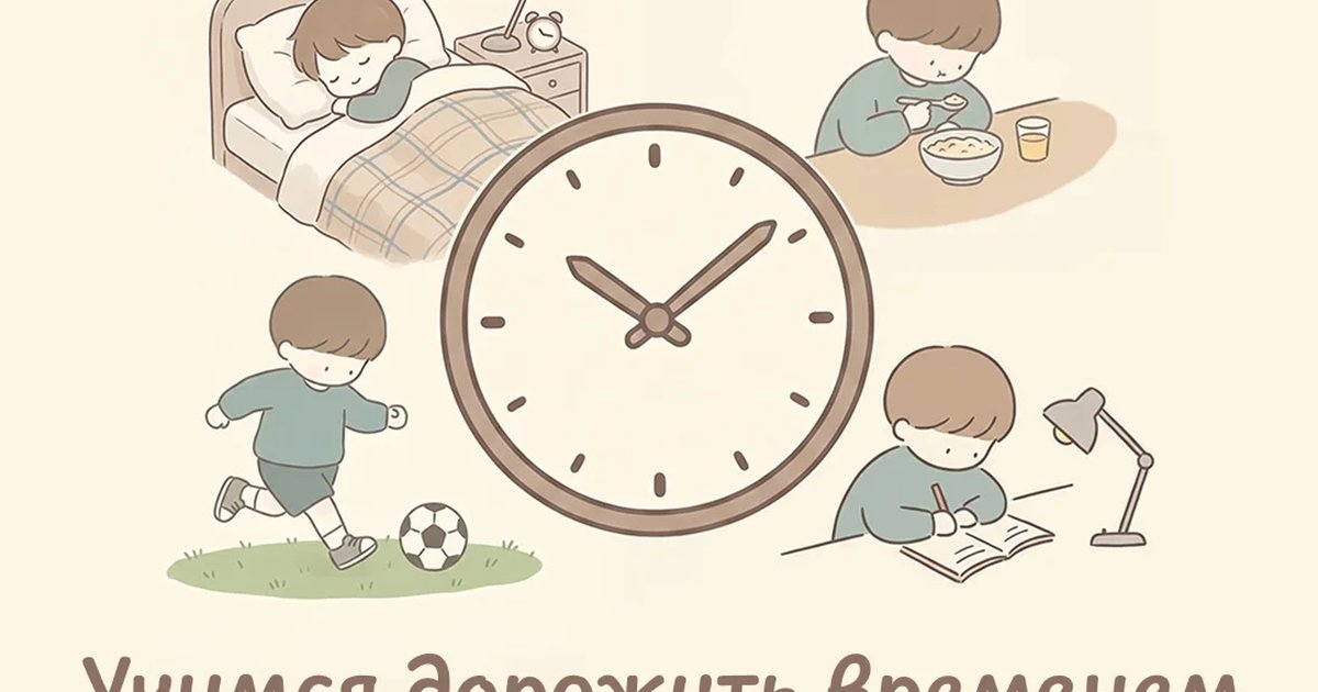 Афиша «Учимся дорожить временем»