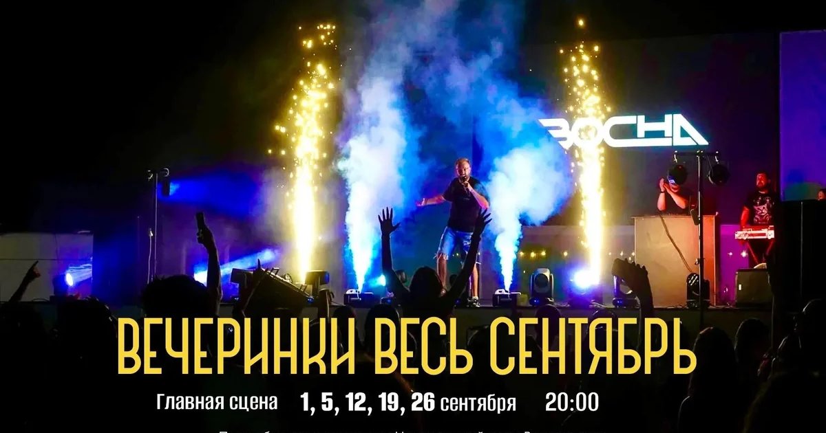 Афиша «Вечеринка в ЦПКиО»
