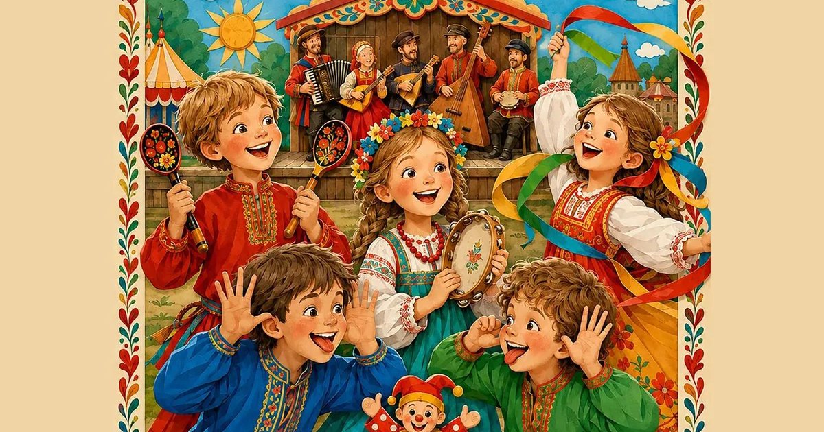 Афиша «Веселые потешки, забавы, да пересмешки»