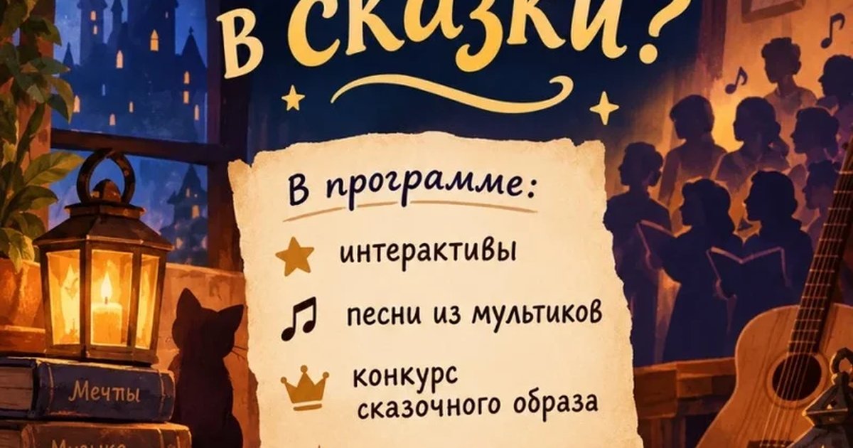 Афиша «Вы верите в сказки?»