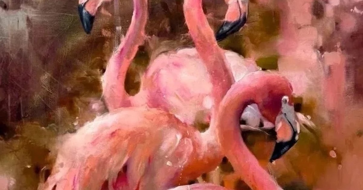 Афиша «Живопись. Акрил. Фламинго»
