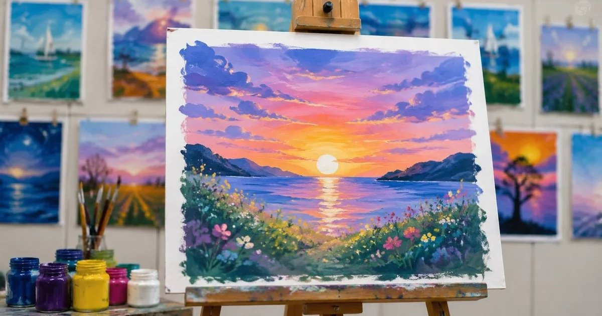 Афиша «Живопись. Гуашь»