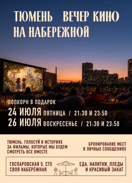 Афиша «24 ИЮЛЯ 23:50 КИНОВЕЧЕР»