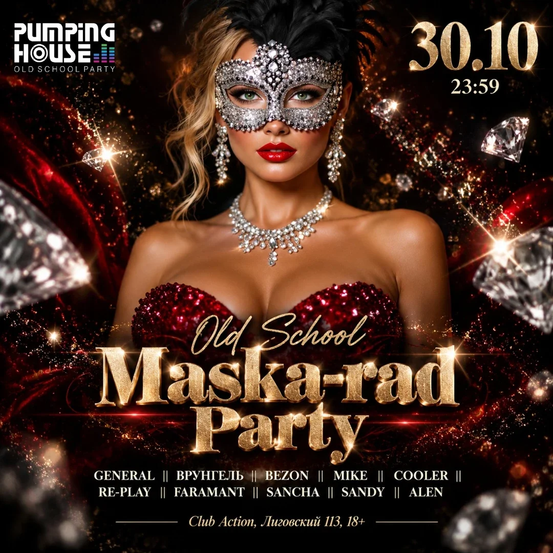 Афиша «ACTION // Old School Maska-rad Party // 30.10»