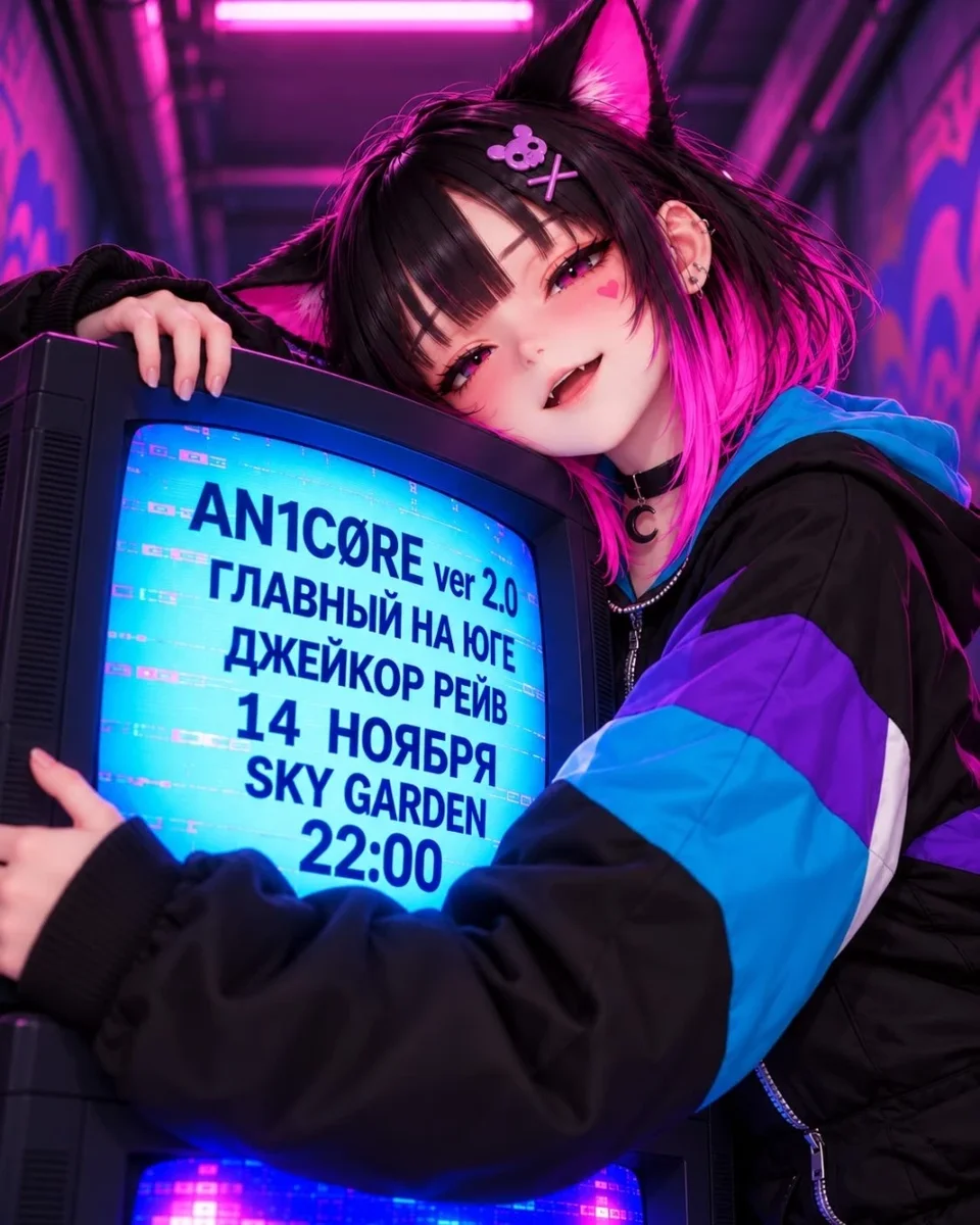 Афиша «ANICØRE ✦ 14 НОЯБРЯ ✦ КРАСНОДАР»