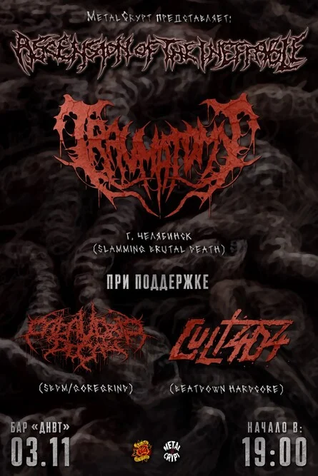 Афиша «ASCENSION OF THE INEFFABLE |03.11| КРАСНОЯРСК»
