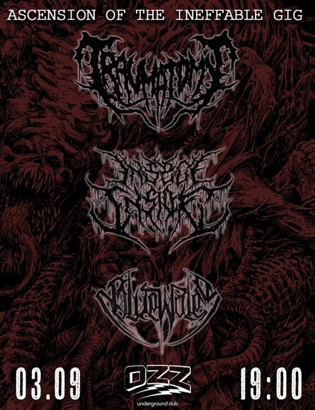 Афиша «ASCENSION OF THE INEFFABLE GIG | 03.09 | ЧЕЛЯБИНСК»