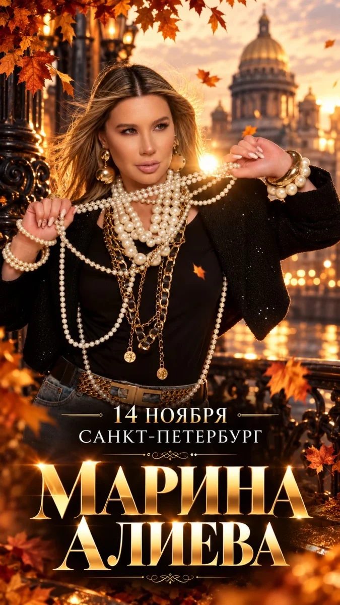 Афиша «Большой концерт Марины Алиевой»