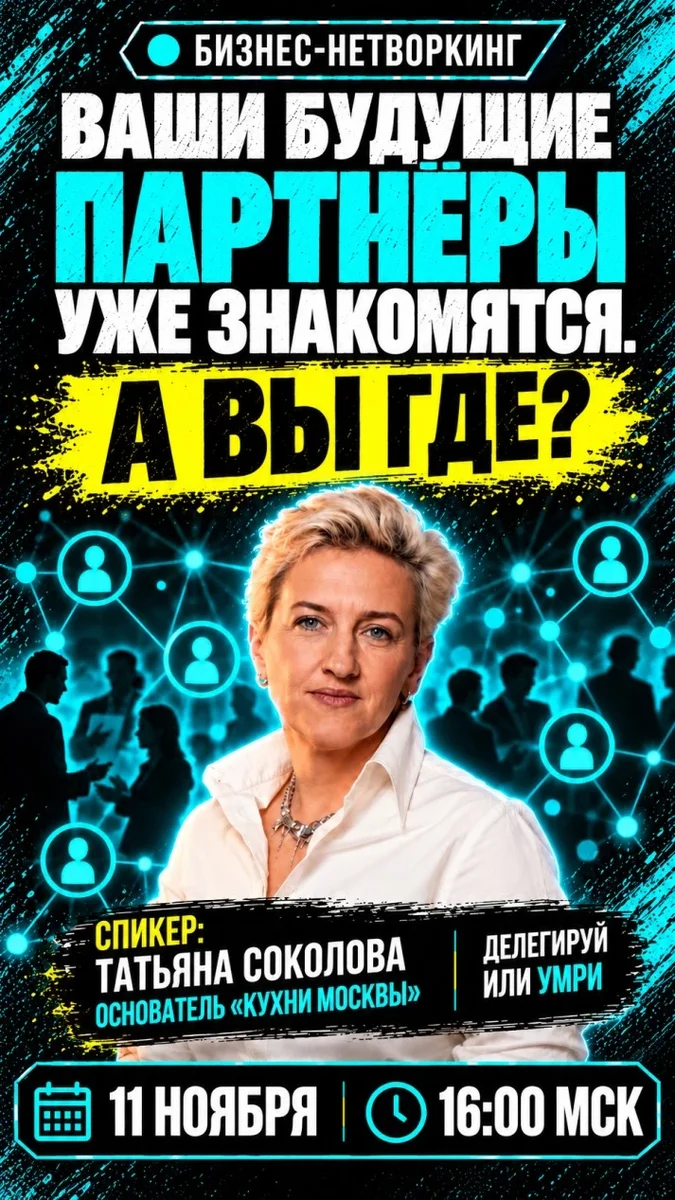 Афиша «Большой нетворкинг 11 ноября»