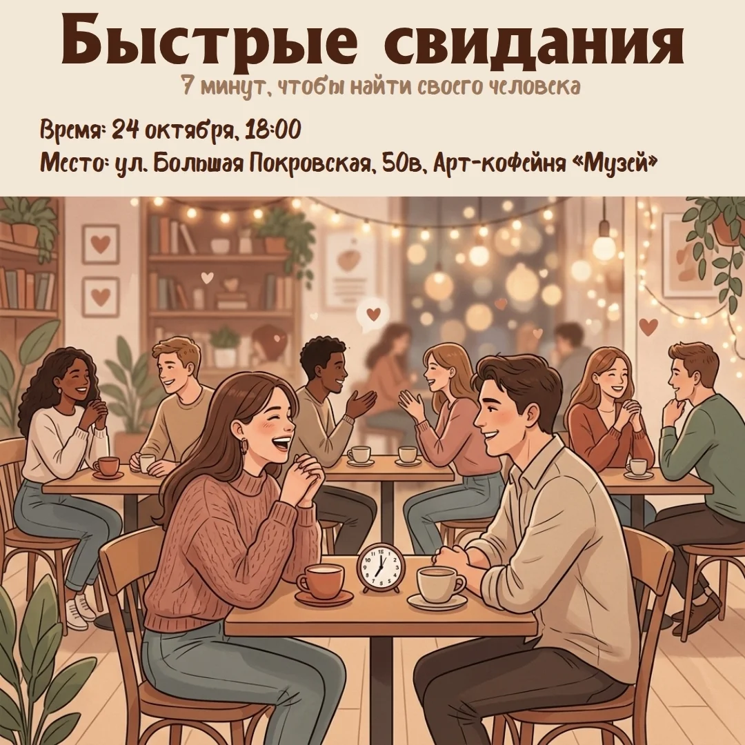 Афиша «Быстрые свидания»