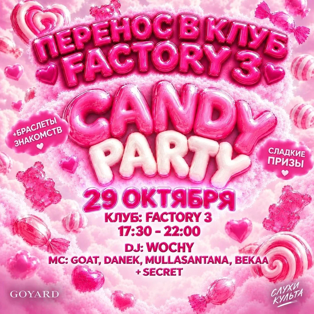 Афиша «CANDY PARTY»