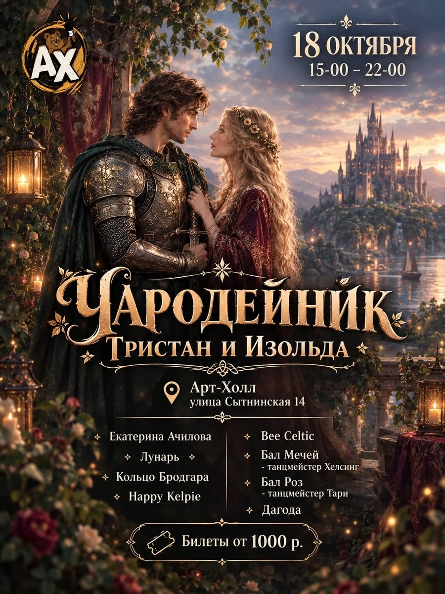 Афиша «Чародейник: Тристан и Изольда»