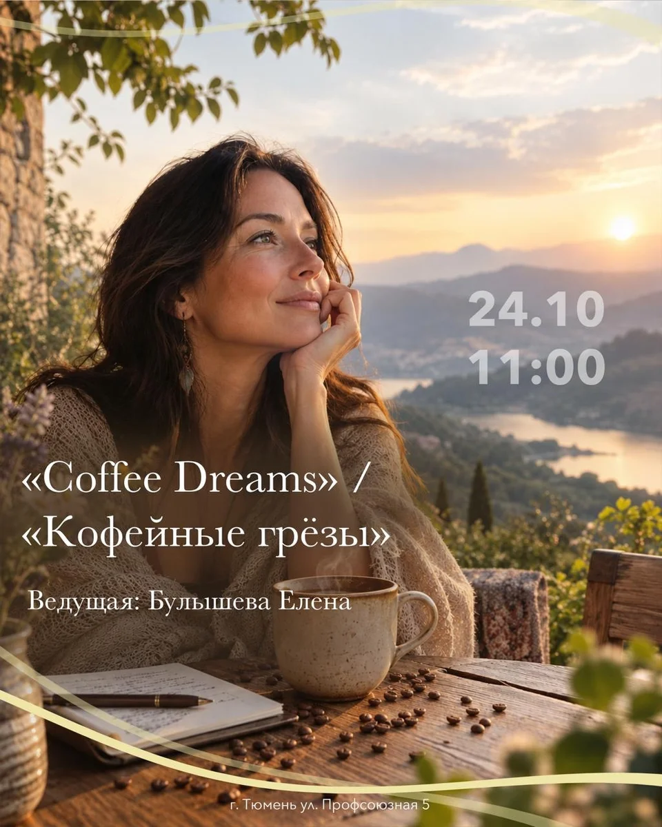 Афиша «Coffee Dreams — кофейная живопись»