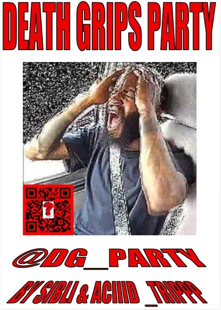 Афиша «DEATH GRIPS PARTY»