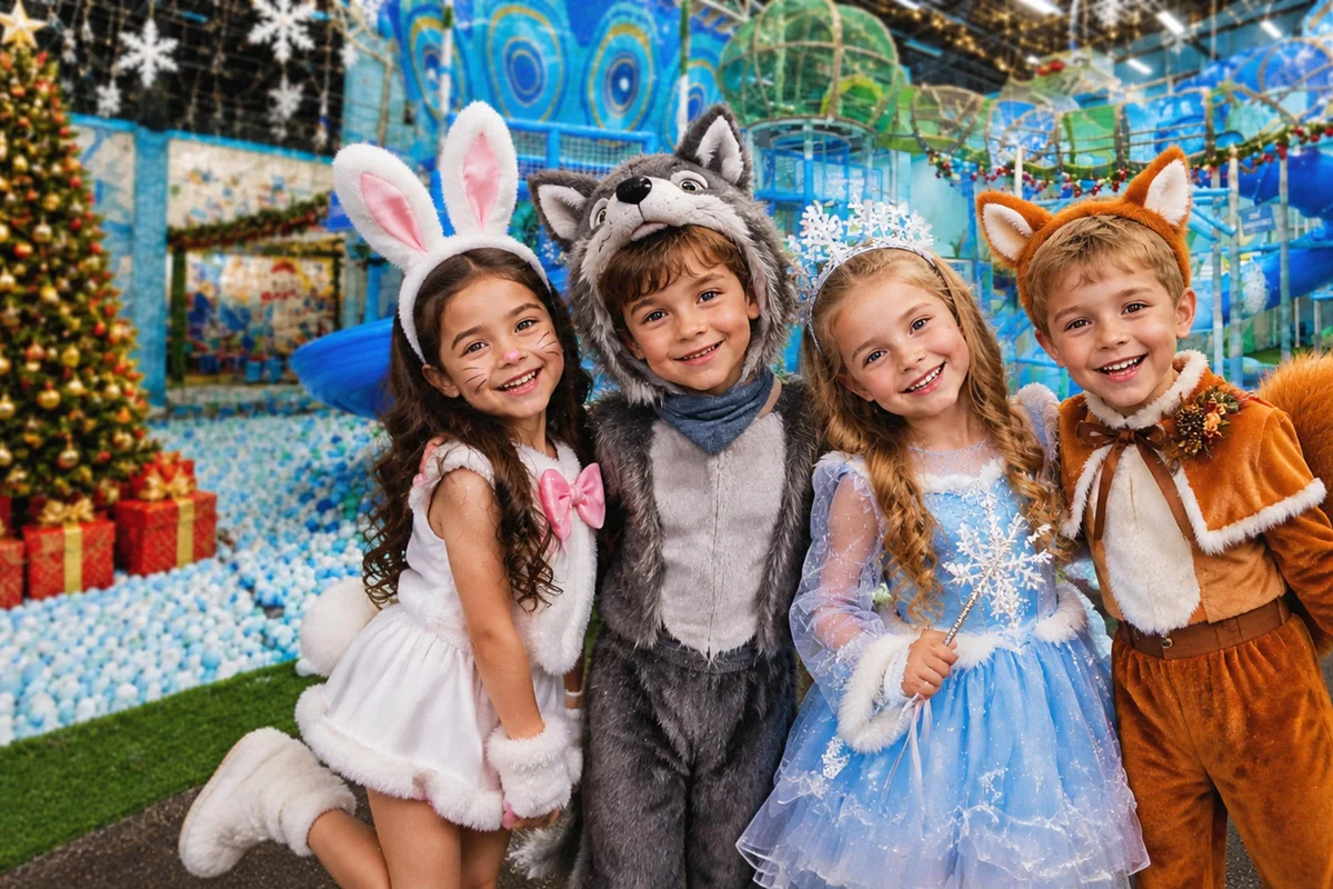 Афиша «Дед Мороз и Снегурочка приглашают на новогоднюю елку»