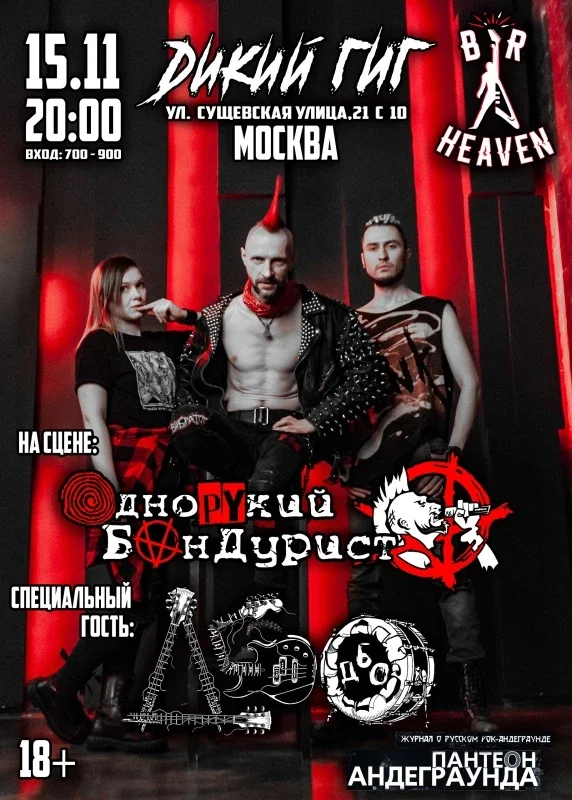 Афиша «Дикий ГИГ | Москва | 15.11»