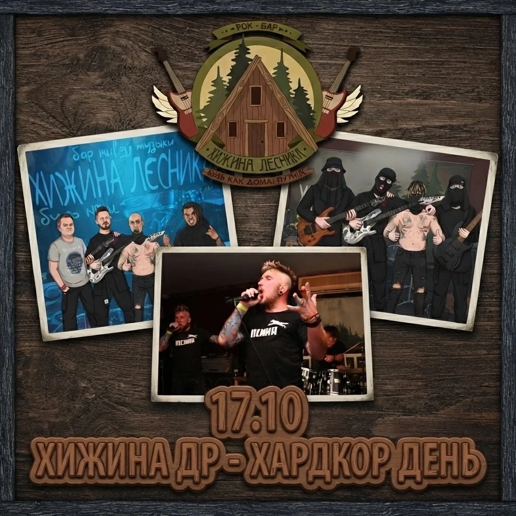 Афиша «ДР Фест: хардкорный день в «Хижине»»