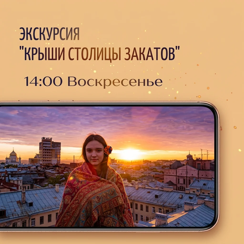 Афиша «Экскурсия «Крыши Столицы Закатов»»