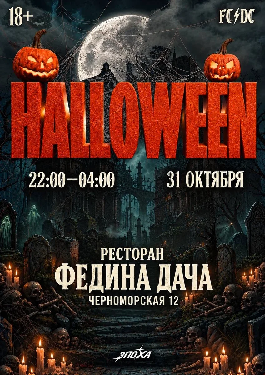 Афиша «ЭПОХА x HALLOWEEN»