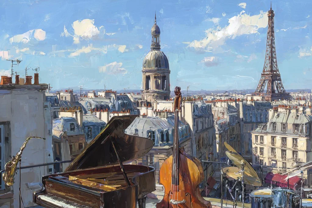 Афиша ««French Jazz»: Винтажный джаз на панорамной крыше»