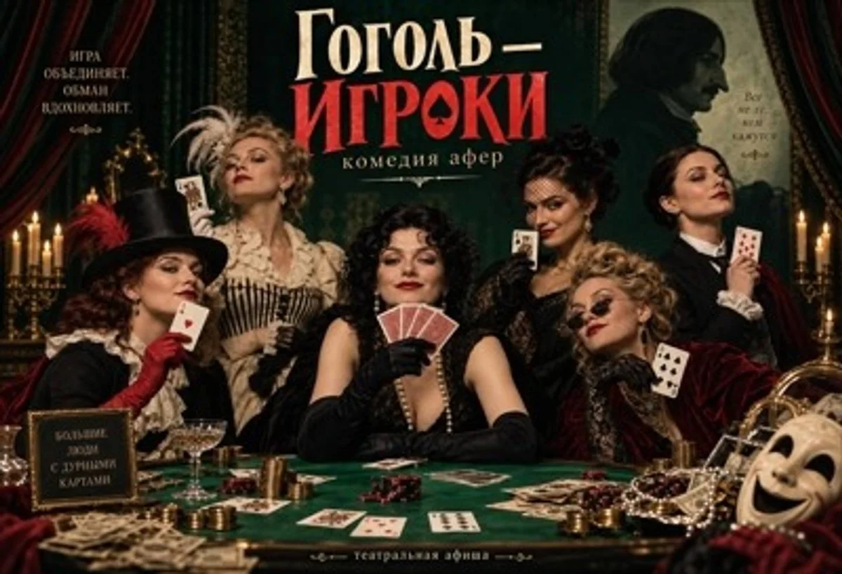 Афиша «Гоголь - Игроки»