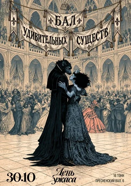 Афиша «Halloween. Бал Удивительных Существ. Vol 5. День Ужаса. 2 этаж»