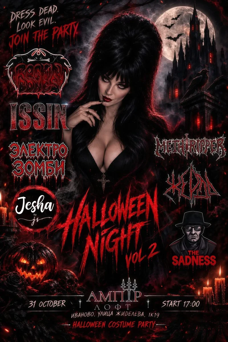 Афиша «HALLOWEEN NIGHT VOL. 2»