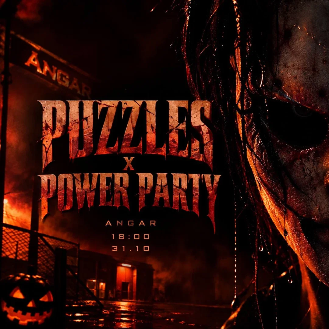 Афиша «HALLOWEEN / PUZZLES X POWER PARTY / 31.10 / ANGAR»