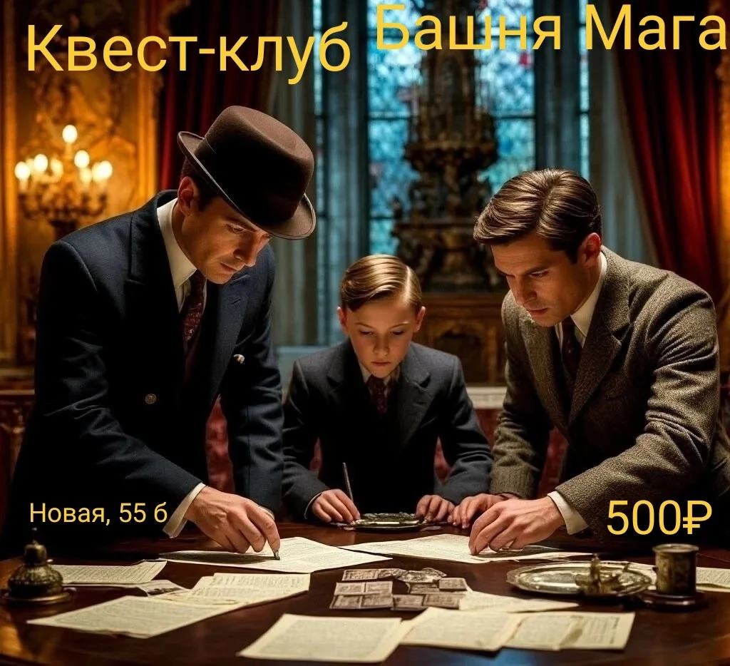 Афиша «Игротека с настольными квестами»