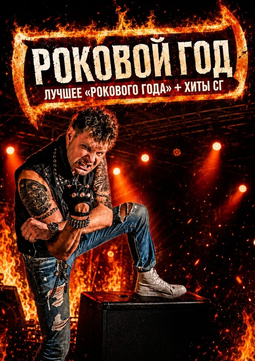 Афиша «Иваново Роковой Год Лучшее+ Хиты Сектор Газа»