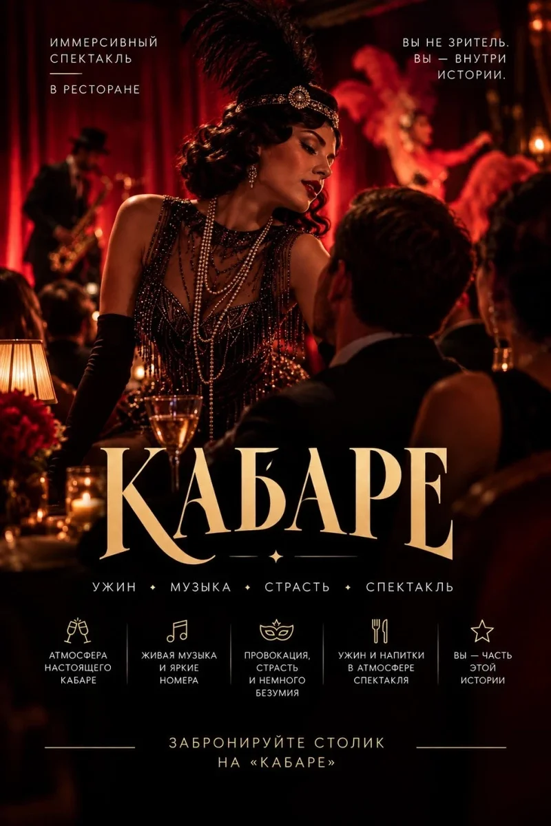 Афиша «Кабаре»