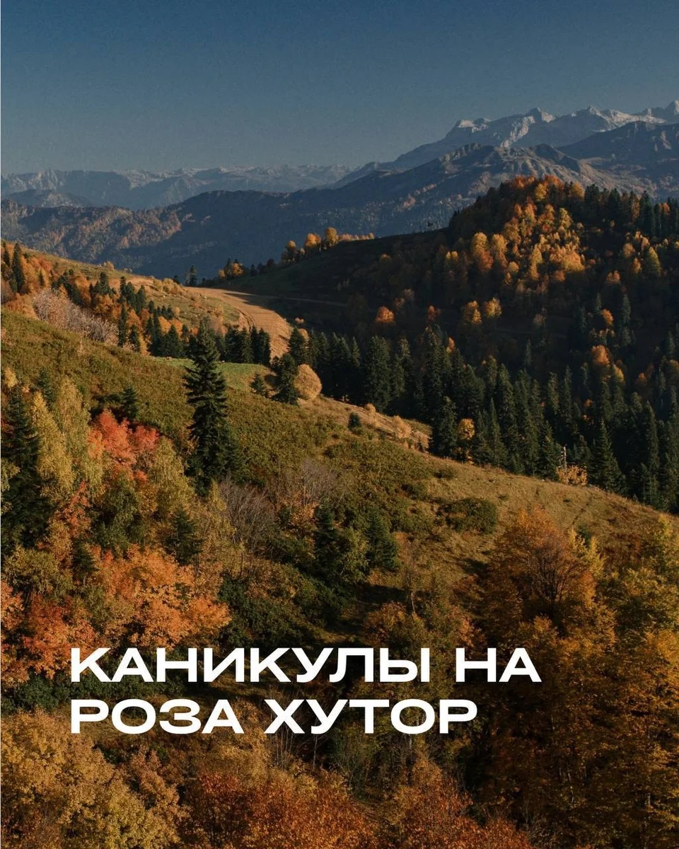 Афиша «Каникулы на Роза Хутор»