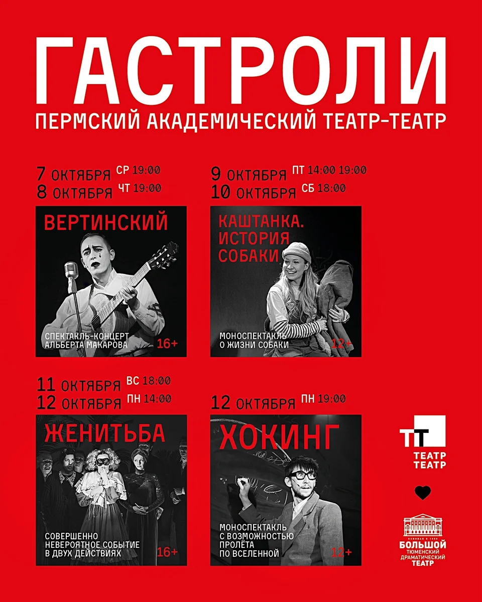 Афиша «КАШТАНКА. ИСТОРИЯ СОБАКИ. Театр-Театр (Пермь)»
