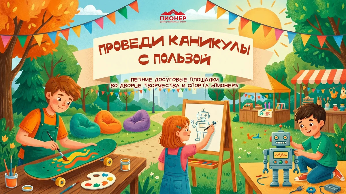 Афиша «Летняя досуговая площадка в Центре искусств и культуры»