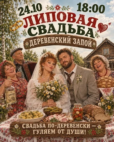 Афиша «Липовая свадьба "Деревенский запой"»