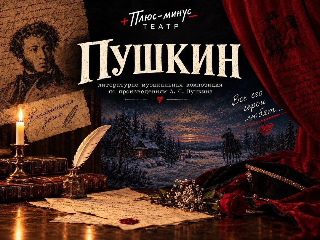 Афиша «Литературно-музыкальная композиция "ПУШКИН"»