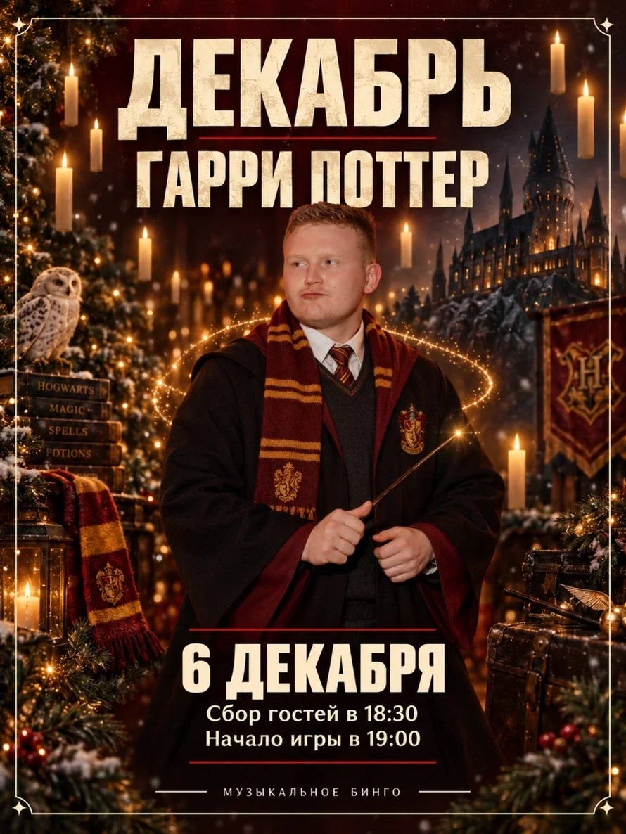 Афиша «Музыкальное бинго | Шоу - игра Киров»