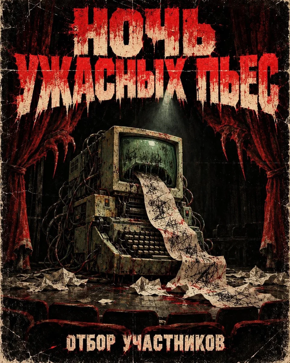 Афиша «Ночь ужасных пьес. Восстание машин»