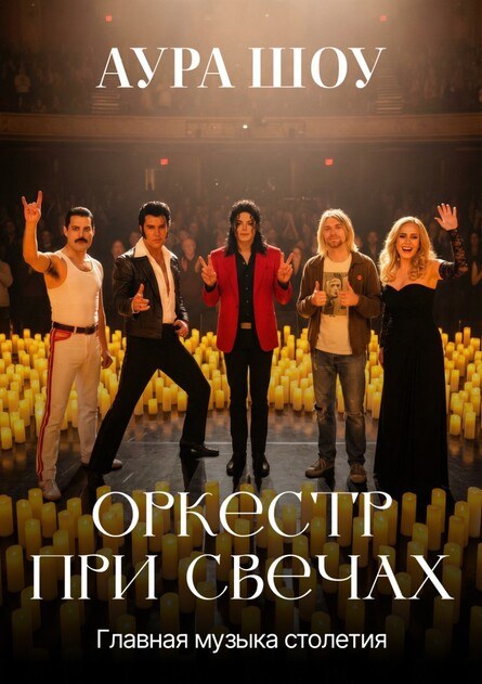 Оркестр при свечах - Аура Шоу.  Главная музыка столетия. Тюмень
