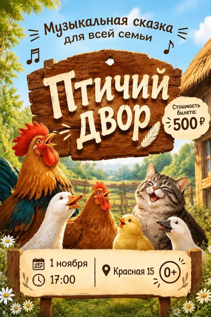 Афиша «Птичий Двор»