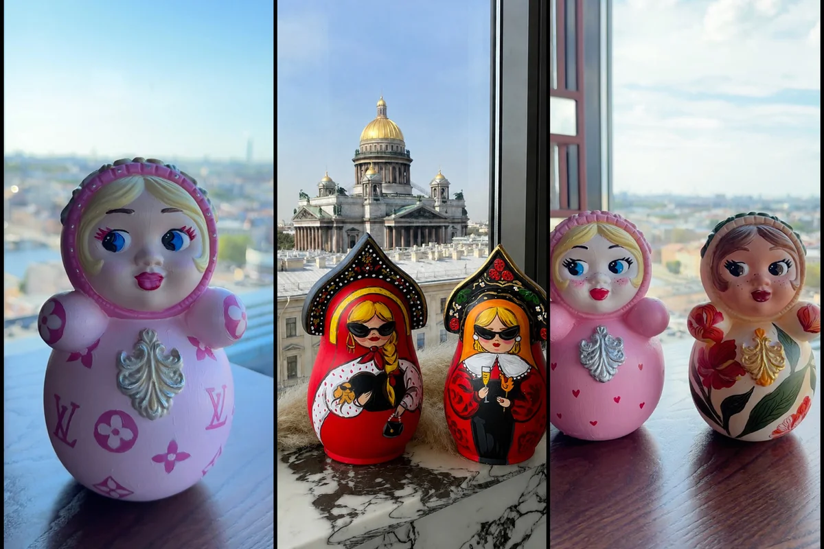 Афиша «Роспись неваляшки или матрешки в ресторане Сплетни by Anna Asti от Артвайбс»