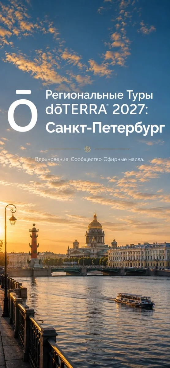 Афиша «Санкт-Петербург: Региональные Туры dōTERRA 2027»