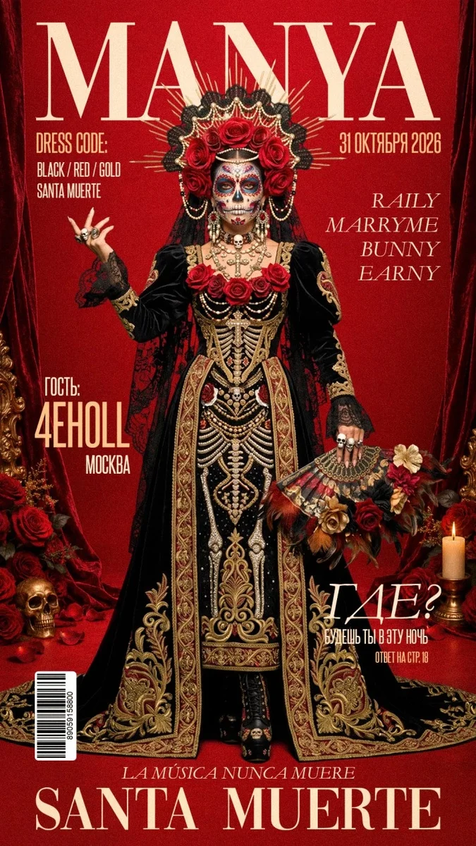 Афиша «Santa Muerte — ночь памяти и музыки»