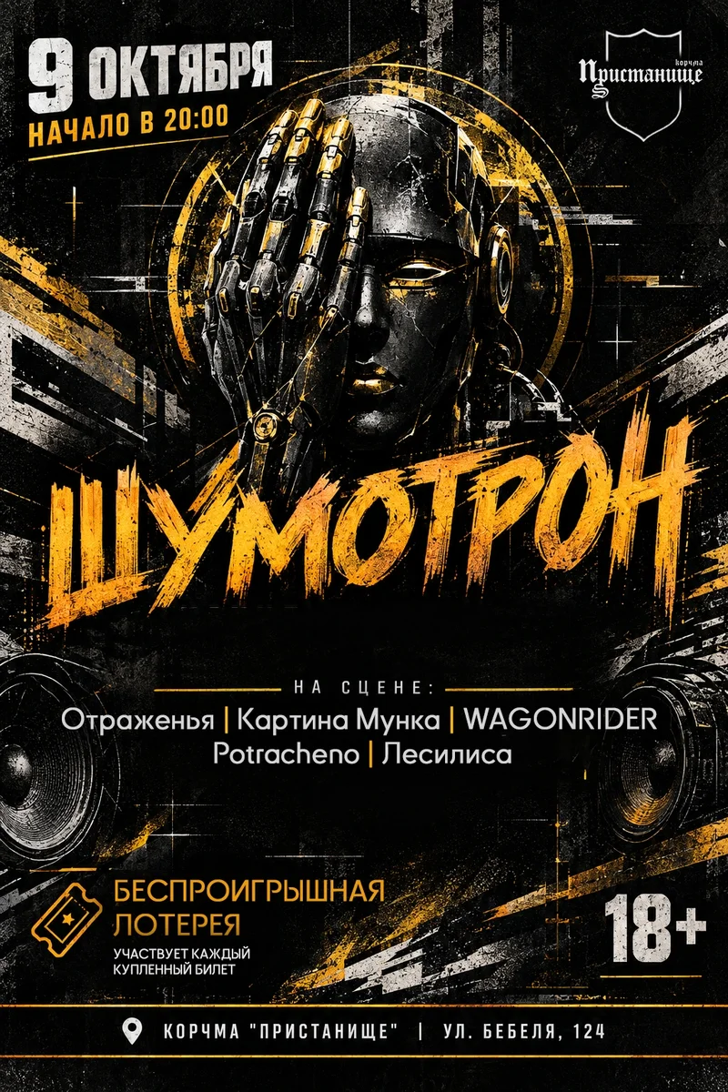 Афиша «Шумотрон — концерт-лотерея»