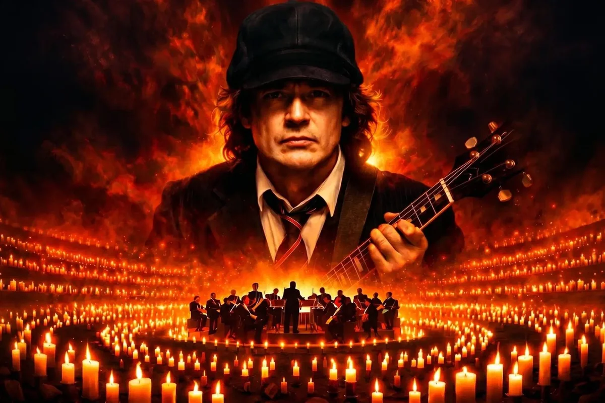 Афиша «Симфония AC/DC при свечах»