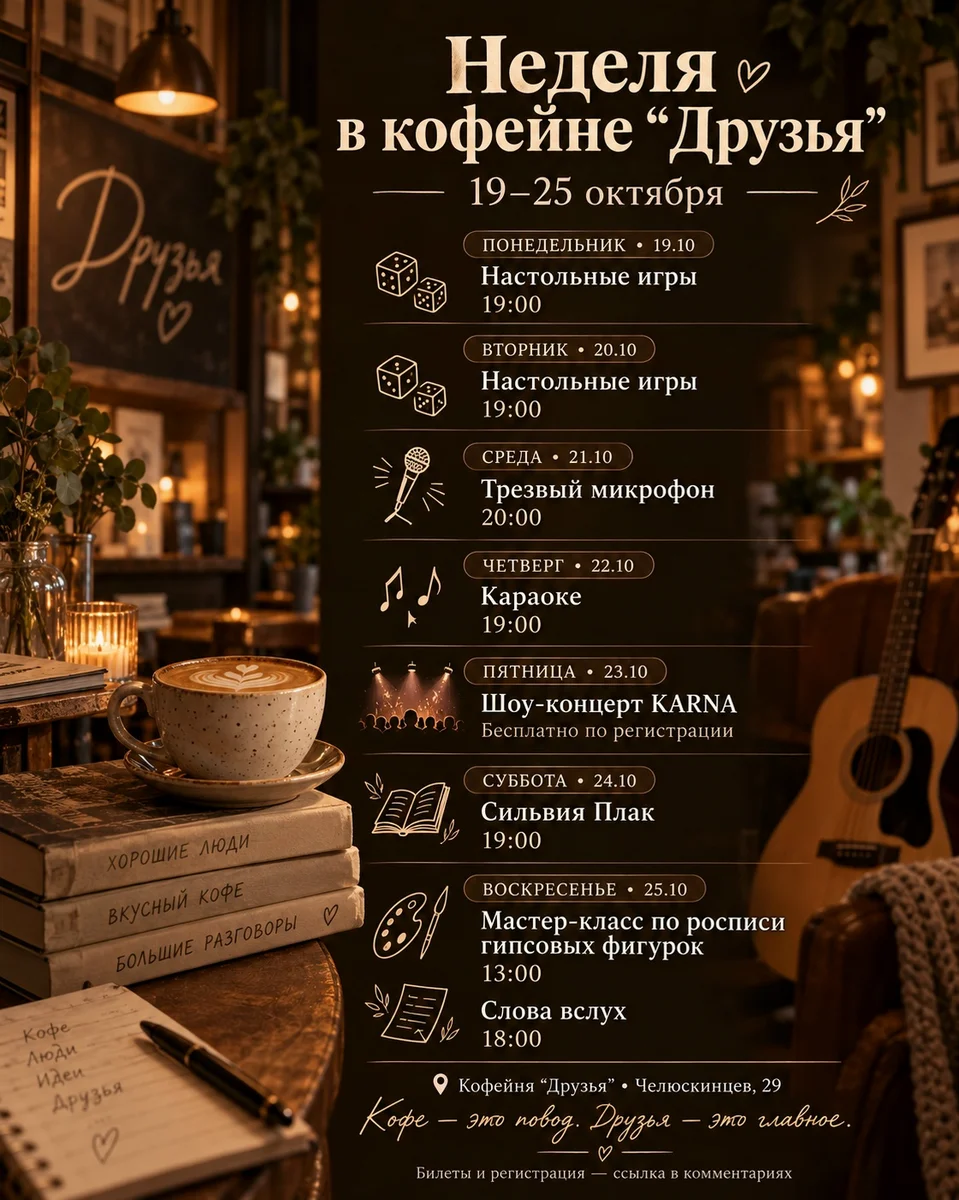 Афиша «Слова вслух»